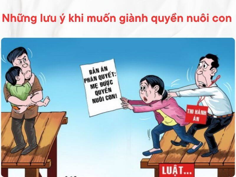 giành quyền nuôi con khi ly hôn