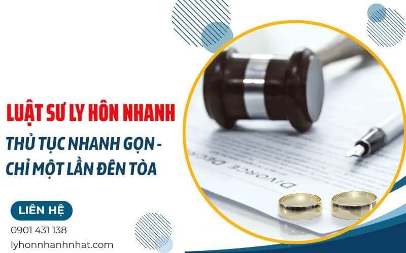 thủ tục nhanh gọn chỉ một lấn đến tòa